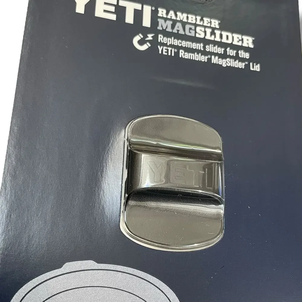 Genuine Yeti Magslider Magnetic Slide Piece for Rambler Tumbler Lid Black OE